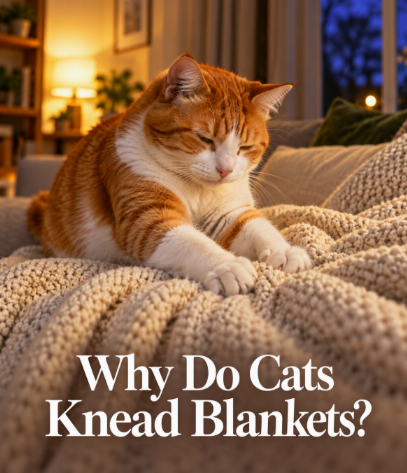 Why Do Cats Knead Blankets?