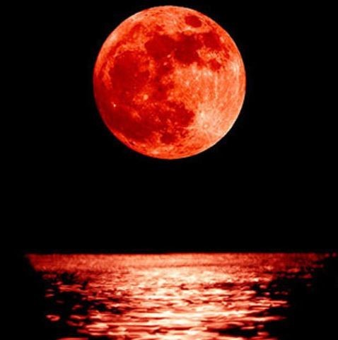 Why is the moon sometimes red?